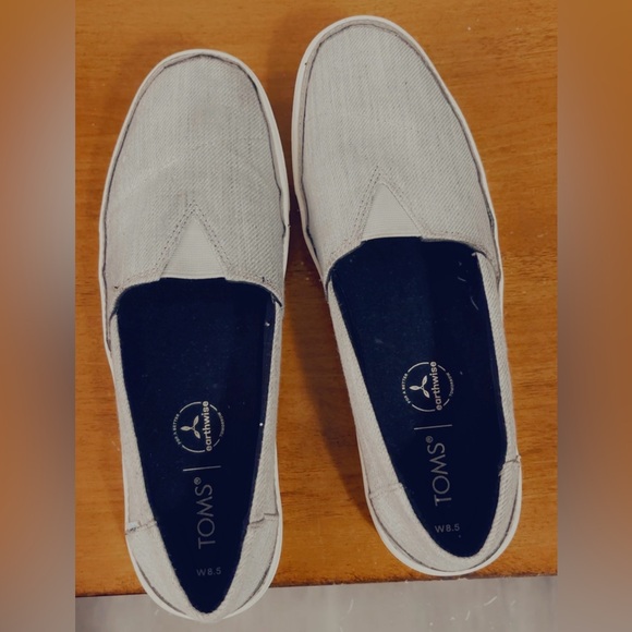 Toms Parker Drizzle Grey Melange Twill S7 - Picture 1 of 3